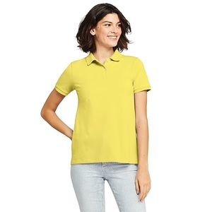 Land’s End Yellow Polo Shirt SZ L